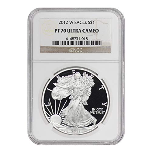 2012 W American Silver Eagle $ 1 PF70UCAM NGC