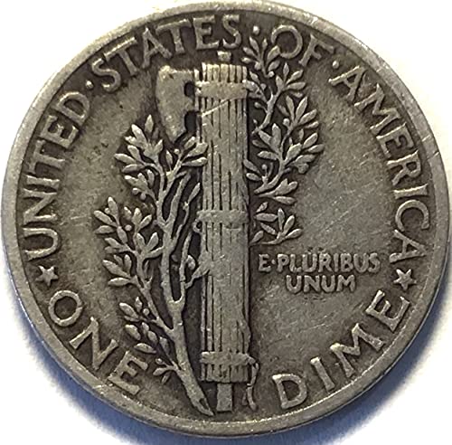 1944 P Mercury Silver Dime מוכר מאוד בסדר