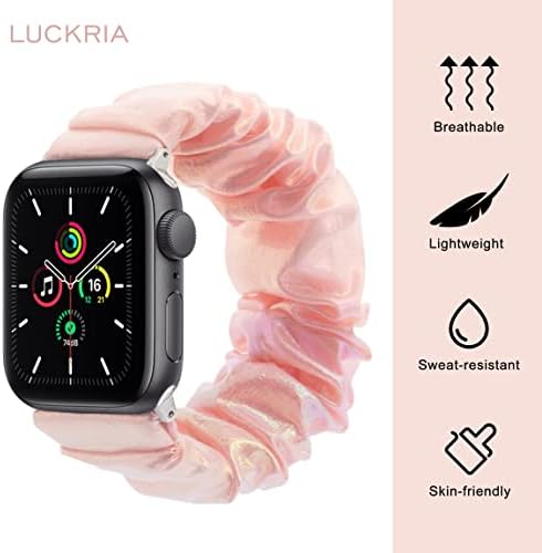 Luckria תואם לפס שעון Apple Scrunchi
