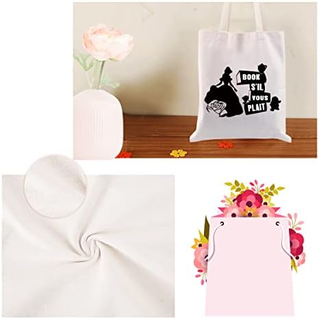 CMNIM Beauty Beast השראה מתנות תיק נסיכת יופי לחובבי אגדות ספר קניות לשימוש חוזר
