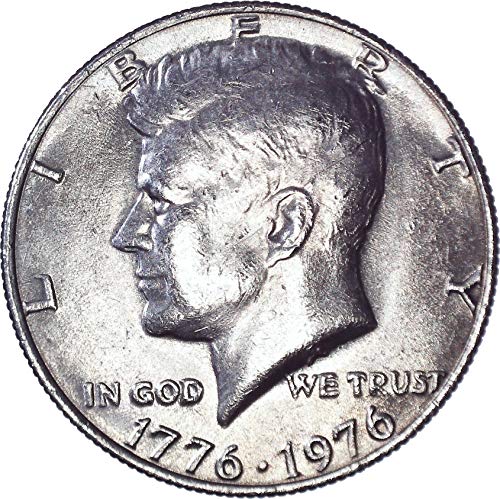 1976 קנדי ​​חצי דולר 50C על לא מחולק
