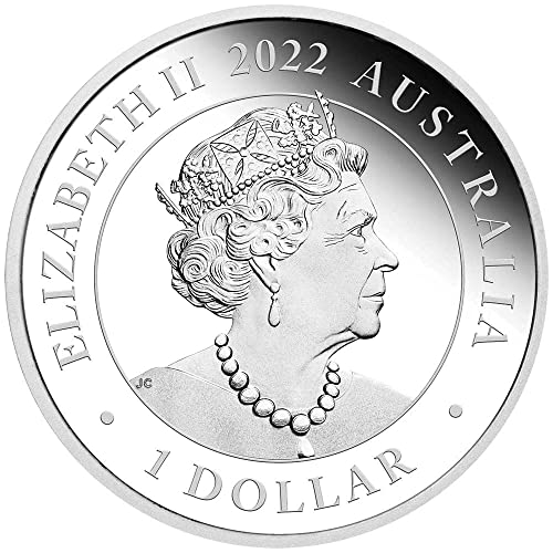 2022 דה מודרני PowerCoin Hampoin יום הולדת שמח 1 עוז מטבע כסף 1 $ אוסטרליה 2022 הוכחה