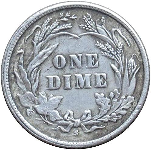 מטבע אתגר ארהב 10 סנט 1926 אוסף מטבעות זיכרון מצופה מכסף