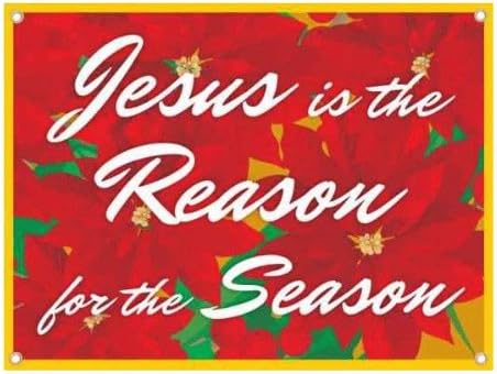 באנר חג המולד ישו הוא הסיבה לעונה באנר חיצוני