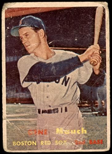 1957 Topps 342 Gene Mauch Boston Red Sox מסכן Red Sox