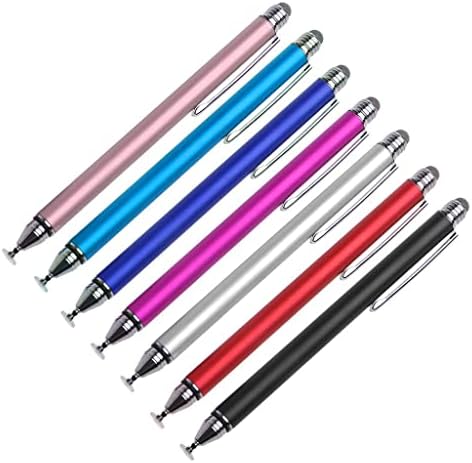 עט חרט בוקס גלוס תואם ל- LG Gram 16 2 -in -1 - חרט קיבולי Dualtip, קצה סיבים קצה קצה קיבול עט עט - כסף מתכתי