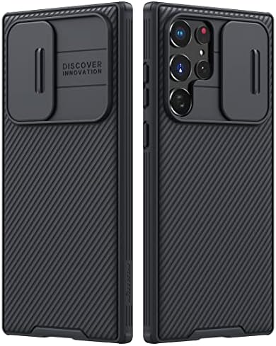 מארז טלפון Ultra S22 Ultra 2022, עבור סמסונג גלקסי S22 אולטרה מארז, Camshield Pro Case עם כיסוי המצלמה שקופית, מקרה דק עבור סמסונג S22