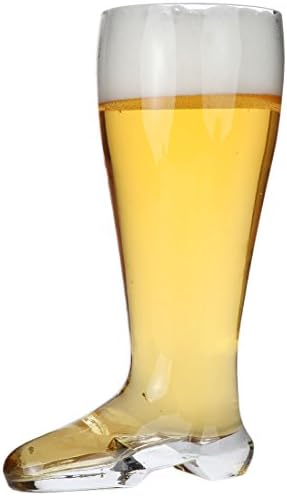 לילי של בית דאס אתחול אוקטוברפסט בירה שטיין זכוכית, נהדר עבור מסעדות, באר גנים, ומסיבות או כמו מצחיק מסיבת רווקים מתנה, אתחול סגנון,