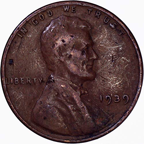 1939 Lincoln Weat Cent 1c Fair