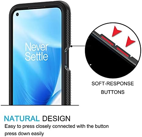 Leyi for OnePlus nord N200 5G Case, Nord N200 5G טלפון מארז גוף מלא פגוש אטום הלם מחוספס מארז כיסוי טלפון מגן ברור עבור OnePlus nord N200