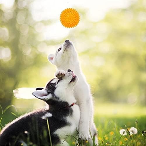 Fegoclt שיניים בטוחות ניקוי צעצוע צועק כלב אינטראקטיבי משחק גבוה אלסטי קטן בינוני קטן כלב גדול כדור כלב עמיד בפני משחק צעצוע