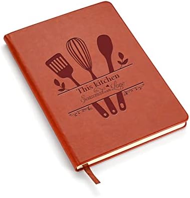 LBWCER מטבח זה מתובל הוא עם Love-Notebook מתנת מחברת שף מצחיקה לאוהבי בישול מתנה לסיום בית ספר קולינריה