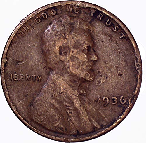 1936 Lincoln Weat Cent 1c Fair