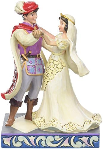 מסורות ג'ים שור דיסני מאת אנסקו שלגיה לבנה ופסלון חתונה של הנסיך