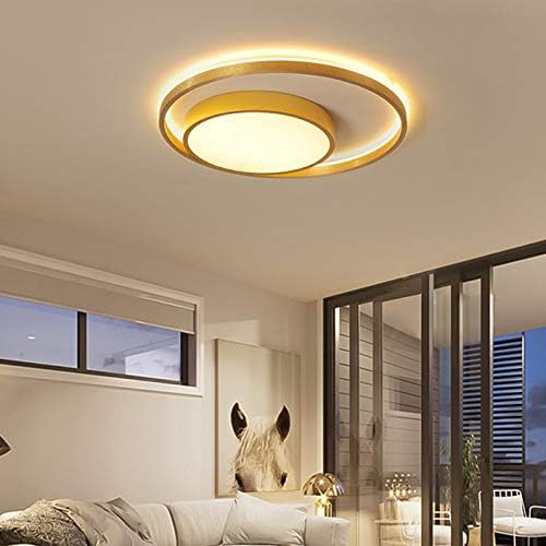 ZHUHW אורות תקרה LED מנורה מרובעת עגולה ללימוד חדר שינה סלון