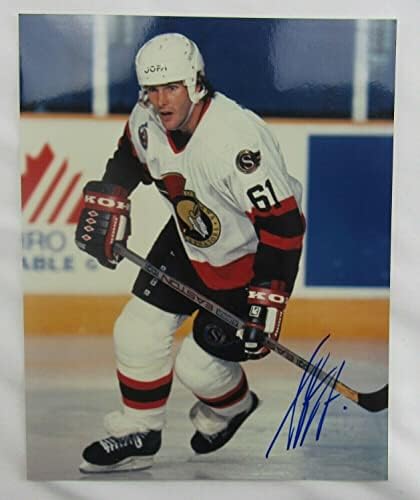 Sylvain Turgeon חתמה על חתימה אוטומטית 8x10 תמונה I - תמונות NHL עם חתימה