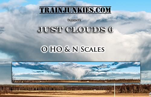 רק עננים 6 דגם רכבת רקע