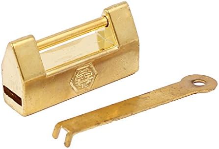 תכשיטי מקרה ארון חומרת תיבת בציר סגנון אופקי פתוח מנעול מנעול זהב טון תפסים עם מפתח