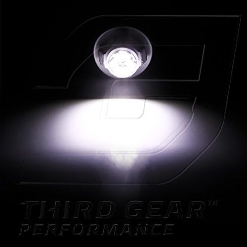 TGP T10 לבן 6 LED SMD לוחית רישוי נורות נורות נורות 2004-2012 תואמות למיצובישי אנדאור