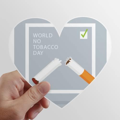 לוגו שוברים סיגריות להציל את החיים לב ויניל מדבקות בקבוק אופניים מדבקות