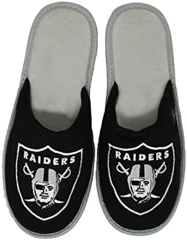 פוקו לאס וגאס ריידרס NFL Slips גברים על נעלי בית עם לוגו