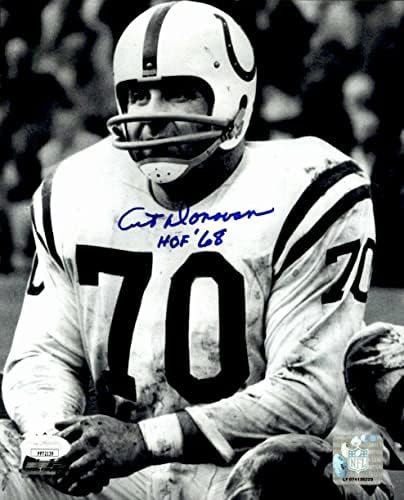 ארט Donovan Baltimore Colts HOF חתום/רשום HOF 8x10 צילום JSA 161528 - תמונות NFL עם חתימה