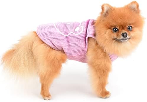 חולצת טריקו של כלב קטן בתשלום טלאים מצוירים וופל סך הכל אביב אביב סוודר קיץ בגדי גור ללא שרוולים חתולים נוחים רכים תחפושת d-ting מקורה
