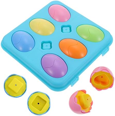 Toyandona 1 סט חיקוי ביצים לילדים פאזל מיומנות מנוע צעצועים חכמים לילד פאזל ביצה תואם פלסטיק אינטליגנטי צבעוני