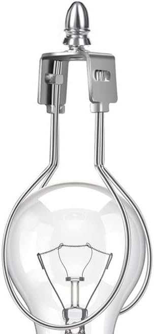 מנורת צל אור הנורה קליפ מתאם,וטיטיזם מנורת צל מחזיק כולל עיטורים אהיל פלסים כדי לשמור מנורת צל במקום,קליפ על אהיל מתאם ל2 יח' אריזה