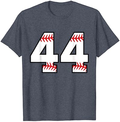 מספר מס '44 ארבעים ארבע ארבעה חולצת טריקו של ג'רזי המועדפת על בייסבול