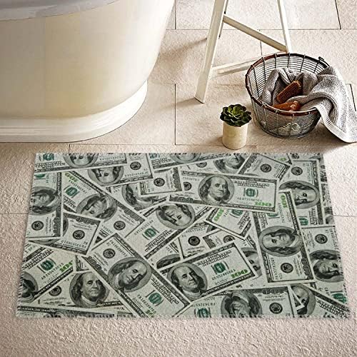 אמבטיה שטיח לאמבטיה,דולר שטרות של ארצות הברית את בן פרנקלין דיוקן, החלקה רחיץ אמבטיה מחצלת, מים סופג
