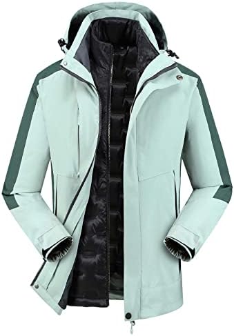 מעילי ברדס לנשים פלוס ז'קט גשם בגודל עם מעילי סקי כובע כובע חורף חורף משקל כבד של חורף כבד