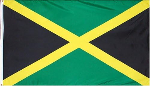 דגל המדינה הלאומי של ג'מייקה: 3x5foot poly
