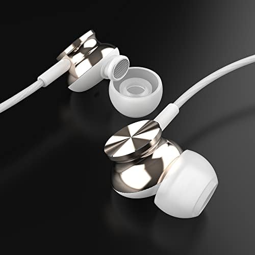 אוזניות Betron BS10 מחווטות באוזניות אוזניות אוזניים באוזן רעש בס חזק מבודד ניצני אוזניים 3.5 ממ כבל נטול סבך תואם למחשב נייד טלפונים