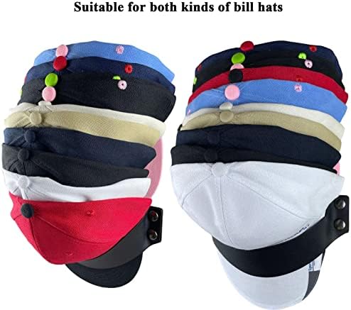 זוקומור כובע מתלה עבור קיר עם 20 בייסבול כובעי פו כובע ארגונית קומפקטי כובע קולב כובע אחסון שחור לבן
