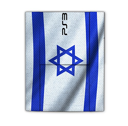 סוני פלייסטיישן 3 סופרסלים עיצוב עור דגל ישראל מדבקות מדבקה לפלייסטיישן 3 סופרסלים