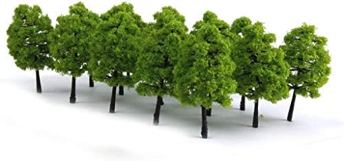 70 - חבילה מעורב דגם עץ רכבת עצי רכבת נוף דיורמה עץ ארכיטקטורת עצי עבור עשה זאת בעצמך נוף נוף