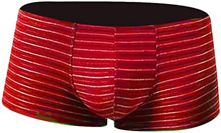 חבילת תחתונים לגברים פסים מותניים נוחים אופנה נוחה בוקסר מגמה תקצירי צבע תחתונים תחתונים של גברים גברים תחתונים חסרי תחתית
