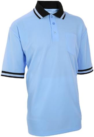 Adams USA SMITTY Major League Style חולצת שופט שרוול קצר - בגודל מגן על החזה