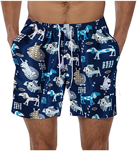 מכנסיים קצרים בגודל סקיסיגול הוואי פלוס לגברים גלישה יבש מהיר גזעים שחייה בקיץ מכנסי חוף קצרים לחופשה
