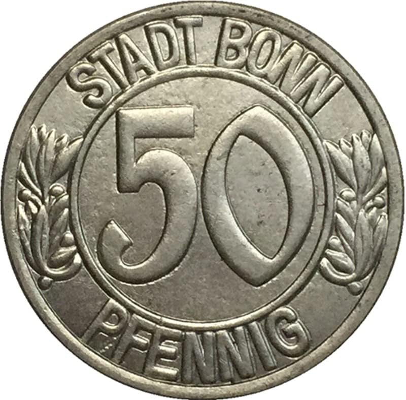 1920 מטבע גרמני ניקל הכין קולקציית מלאכת מטבעות מטבעות עתיקות מפוצצת