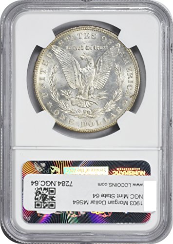 1903 P מורגן דולר NGC MS64