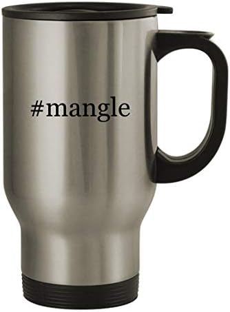 מתנות Knick Knack mangle - 14oz supe hashtag מפלדת נירוסטה ספל קפה, כסף