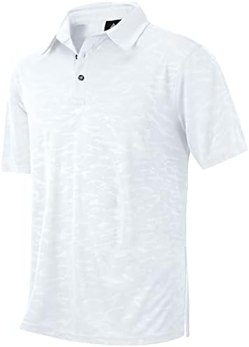 חולצת פולו גולף לגברים שרוול קצר חולצות פולו טקטי חולצת טניס מזדמנת