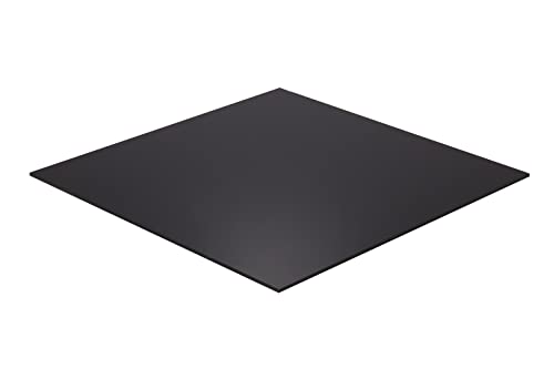 עיצוב פאלקן עיצוב אקרילי גיליון פרספקס, שחור, 10 x 32 x 1/4