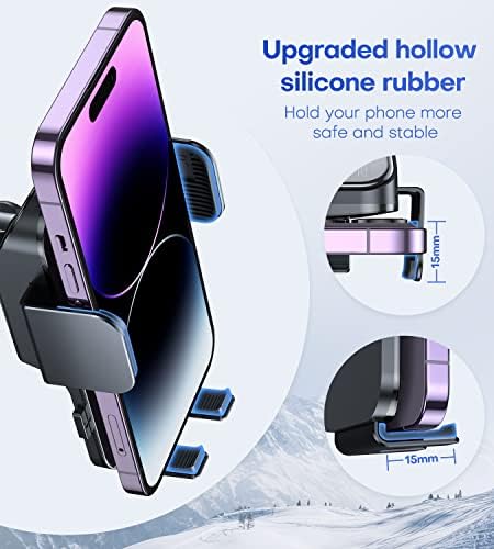 HolderProf 2023 2022 2021 טסלה דגם 3 דגם y טלפון מחזיק סולארי לכל טסלה דגם Y/3 מחזיק טלפון מתאים לכל הטלפון, אביזרי טסלה 3, אביזרי טסלה