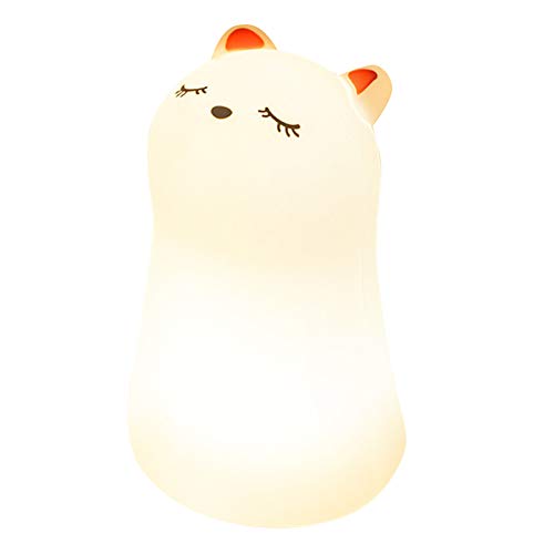 אוהגו סיליקון חתלתול לילה אור, צבע שינוי הוביל חתול אור לילדים בנות מתנה