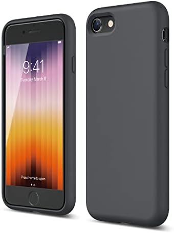 מארז סיליקון של Elago שתוכנן למקרה של iPhone SE 2022, תואם ל- iPhone SE Case 2020, iPhone 8, iPhone 7 - Silicone Slim Drop Massection
