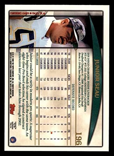 1998 Topps 196 Junior Seau San Diego Chargers NM/MT Chargers USC