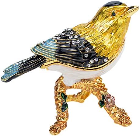 QIFU דקורטיבי צייר תכשיטים מקסימים ציפור ציפור תכשיטים תכשיטים תכשיטים